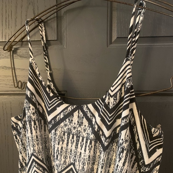 Black and off white Maurice’s maxi dress size L - Picture 2 of 4